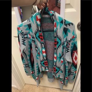 Aztec print Cardigan